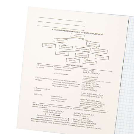 Тетрадь предметная 48л Erhaft Химия 48-5552