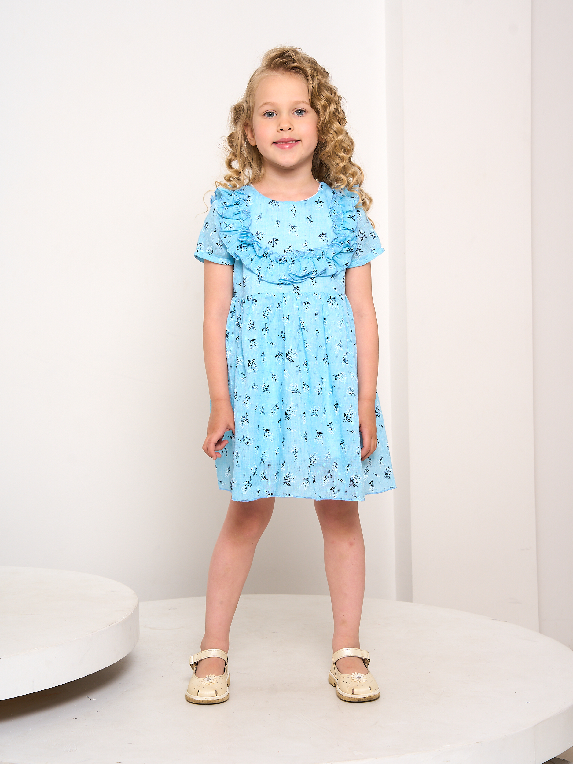 Сарафан Sofisha kids SarafanMarlya-blue - фото 3