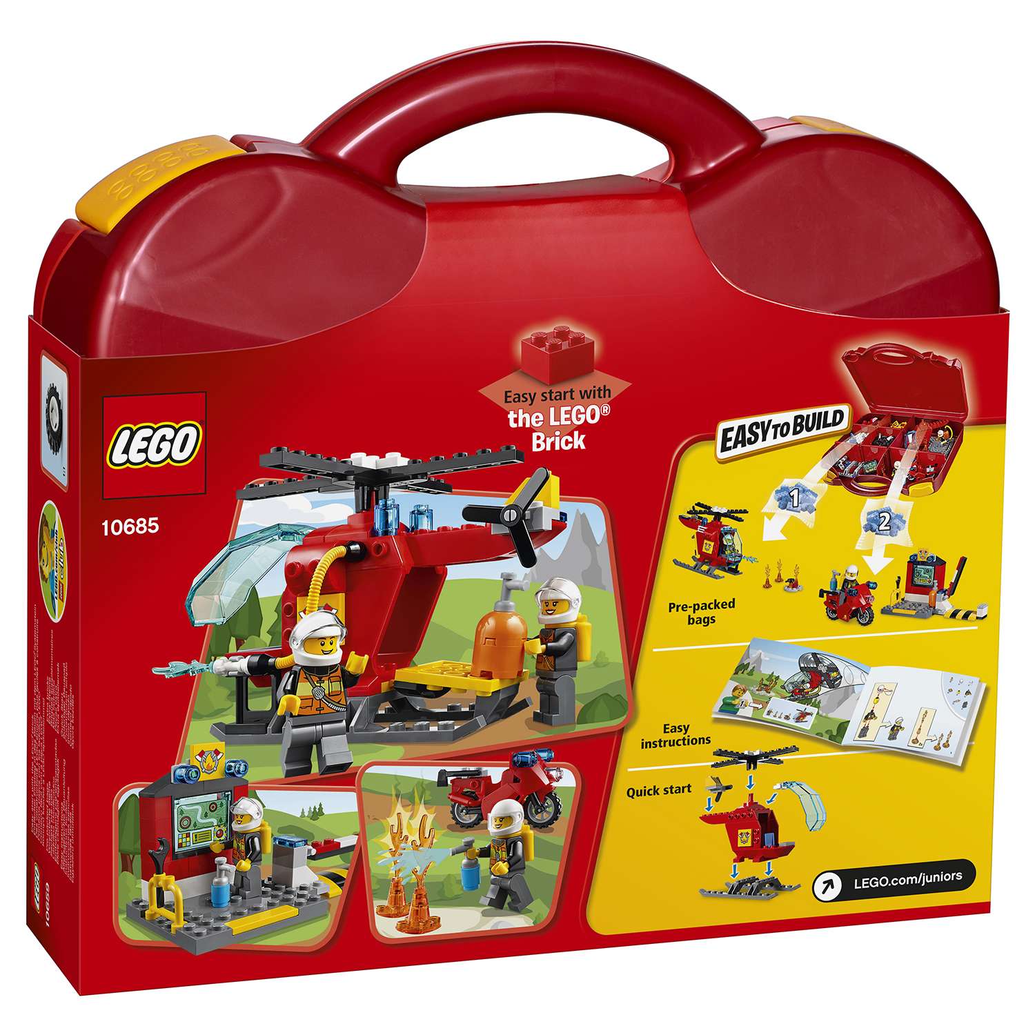 Конструктор LEGO Juniors Чемоданчик «Пожар» (10685) - фото 3