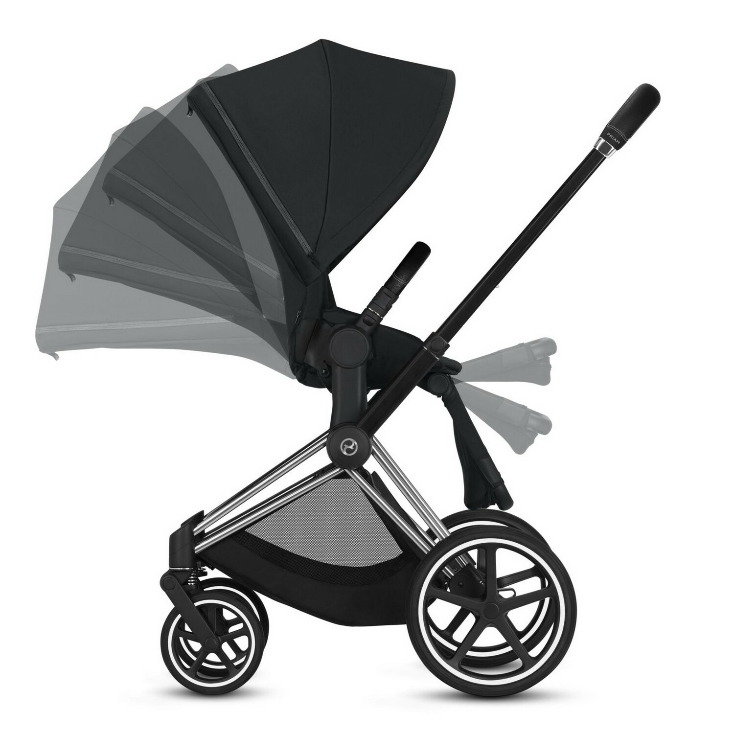 Рама для коляски Cybex Priam III Chrome Black - фото 5