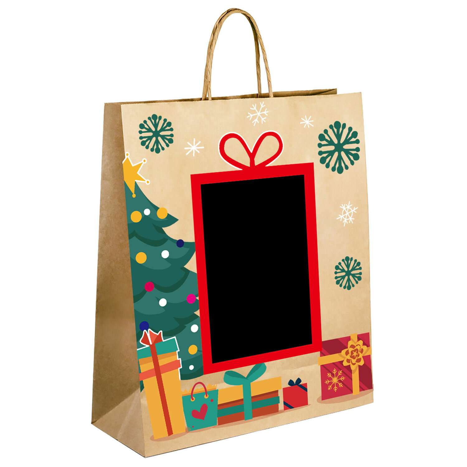 Подарочные пакеты Золотая сказка новогодние для упаковки подарков - фото 2