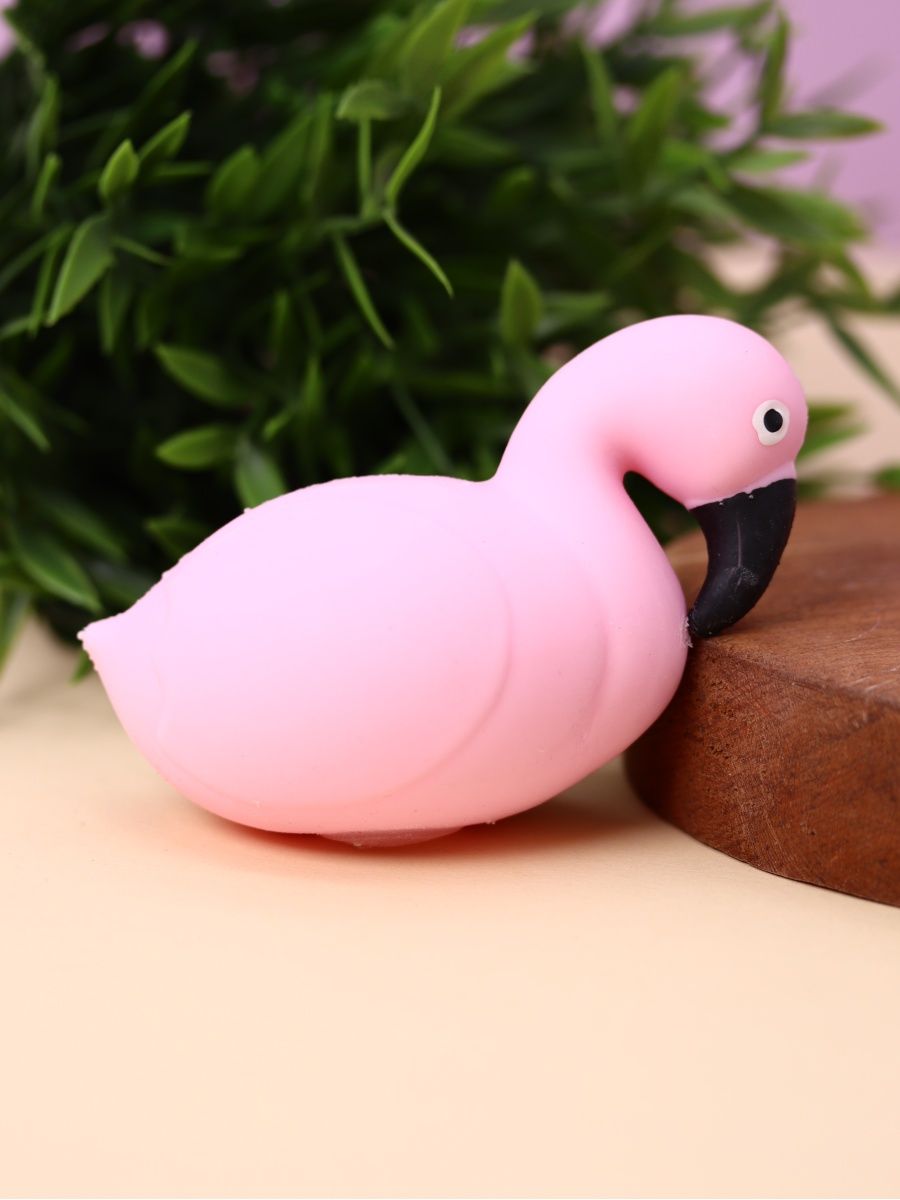 Мялка-антистресс iLikeGift Squeeze flamingo pink - фото 1