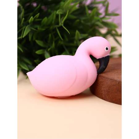 Мялка-антистресс iLikeGift Squeeze flamingo pink