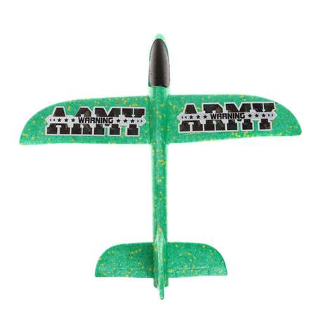Планер Funny Toys Самолёт Army зелёный