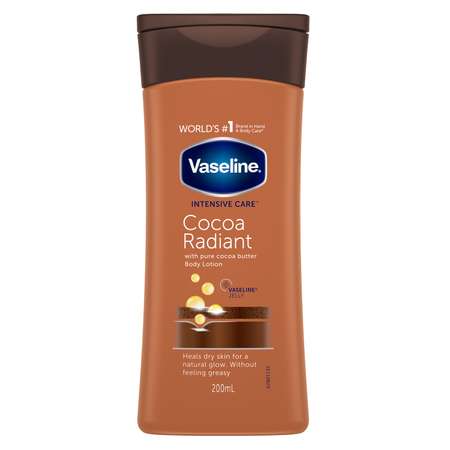 Лосьон для тела Vaseline интенсивное увлажнение с маслом какао 200мл