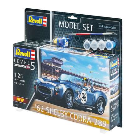 Сборная модель Revell Британский спортивный автомобиль AC Cobra 289