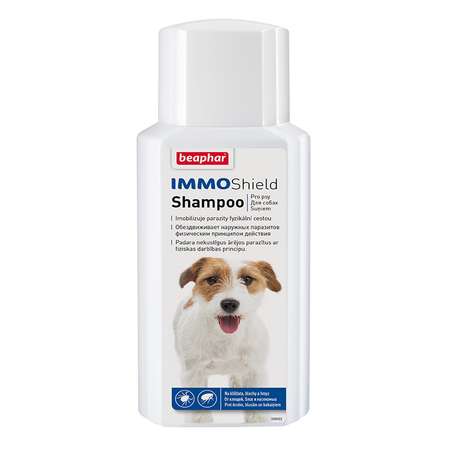 Шампунь для собак Beaphar Immo Shield от паразитов на демитиконе 200мл