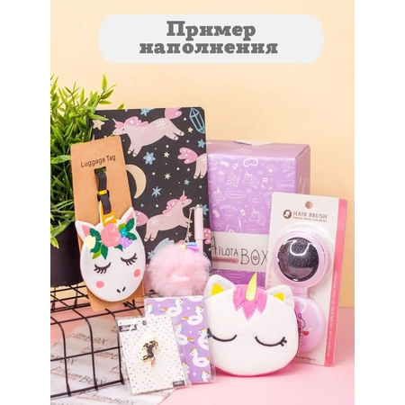 Подарочный бокс для девочки iLikeGift Milota Box mini единорог