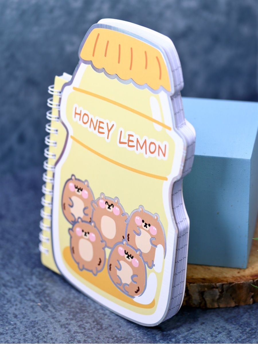 Блокнот на спирали iLikeGift Honey lemon tea 60 листов - фото 3