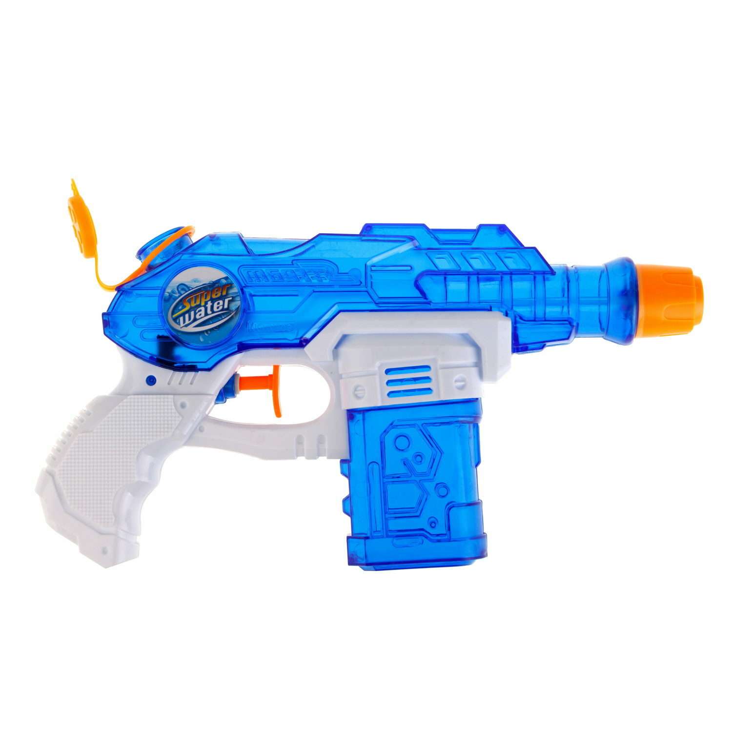 Водяной пистолет Аквамания 1TOY детское игрушечное оружие для мальчиков и девочек игрушки для улицы и ванны синий - фото 1