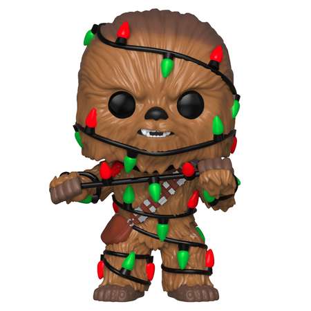 Фигурка Funko POP! Bobble Star Wars Holiday Chewbacca w/Lights 33886