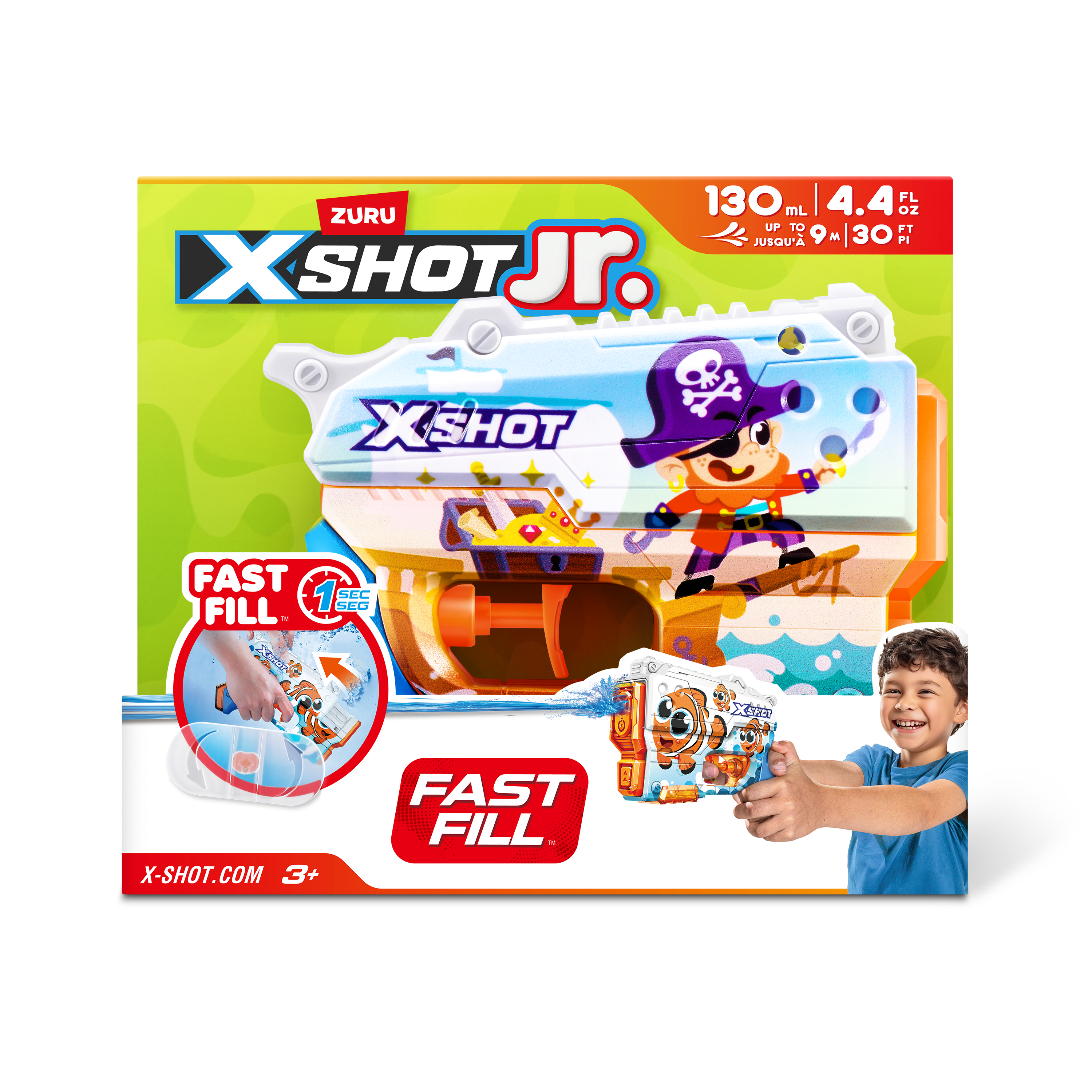 Бластер водный X-Shot Water Fast Fill Дошкольный 118143B - фото 7