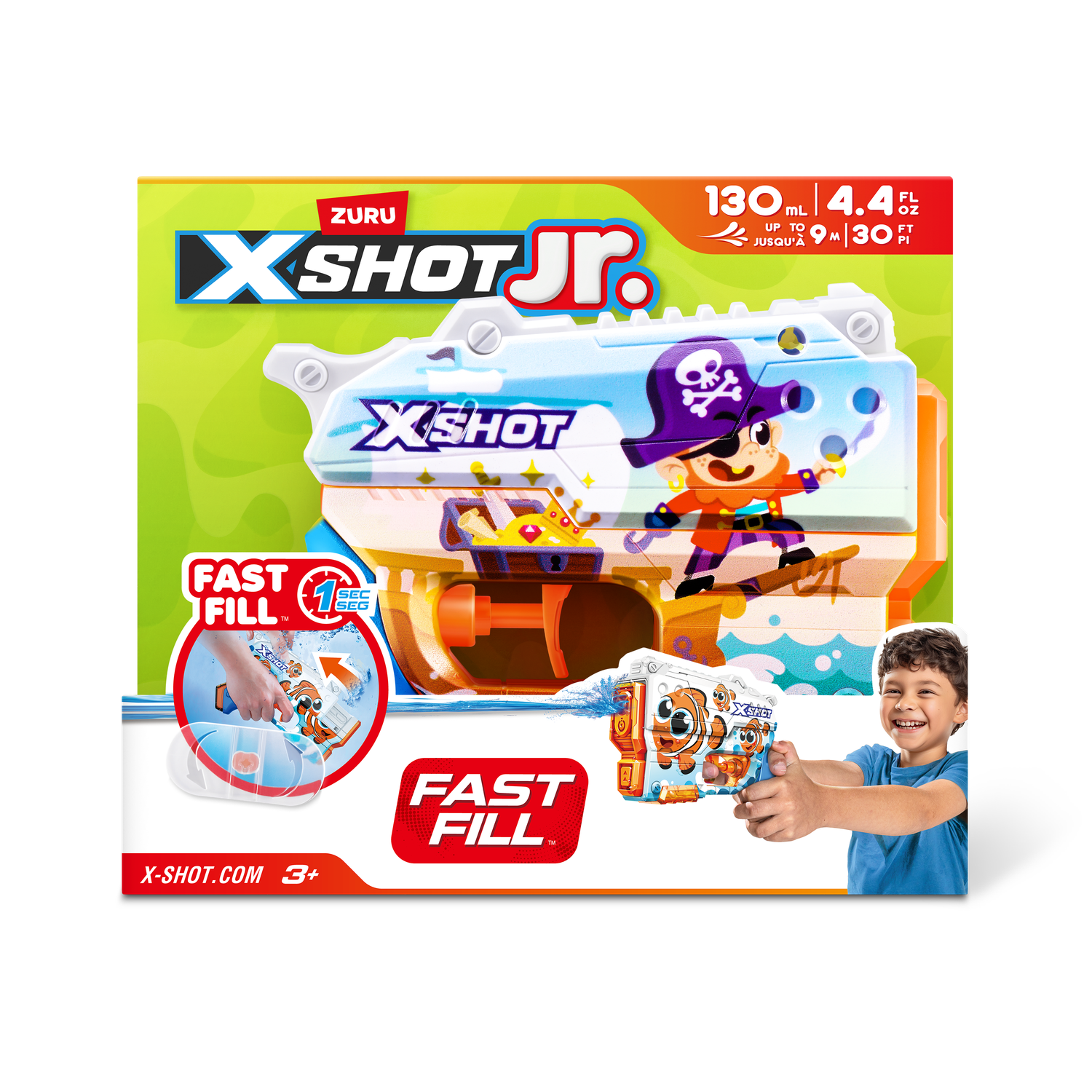 Бластер водный X-Shot Water Fast Fill Дошкольный 118143B - фото 7