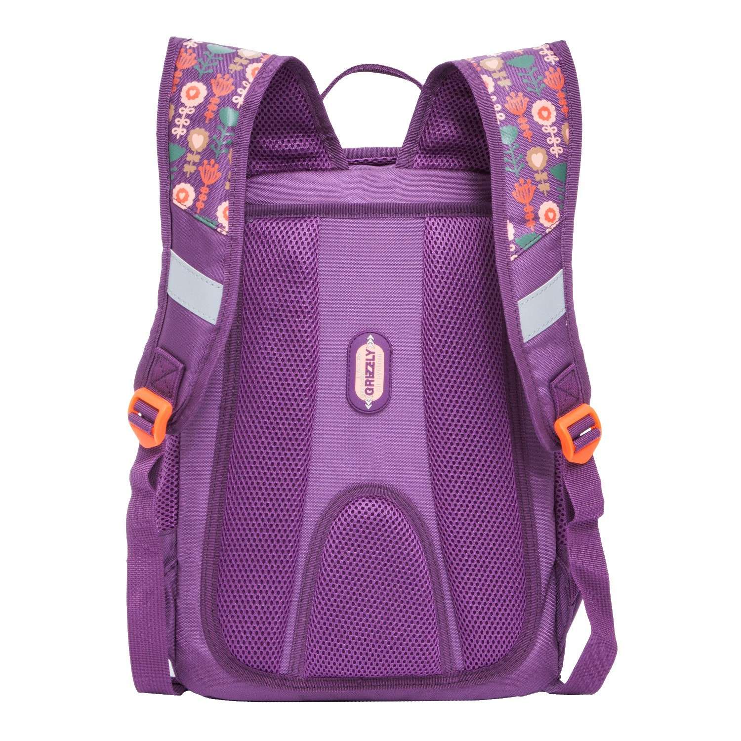 Рюкзак Grizzly 4 Совы для девочек Фиолетовый - фото 3