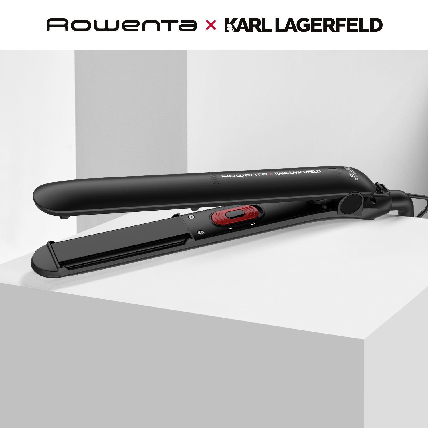 Выпрямитель для волос Rowenta Karl lagerfeld easyliss SF161LF0 - фото 1