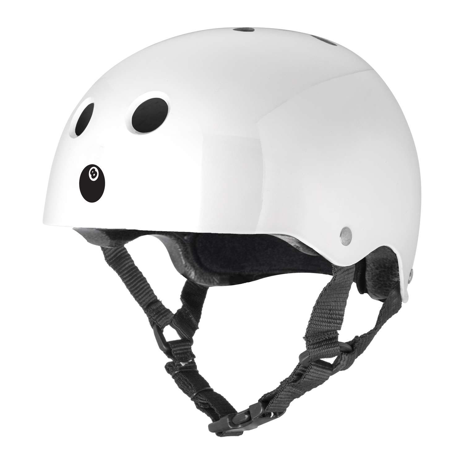 Шлем защитный спортивный Eight Ball детский белый размер XL возраст 14+ обхват головы 55-58 см - фото 5