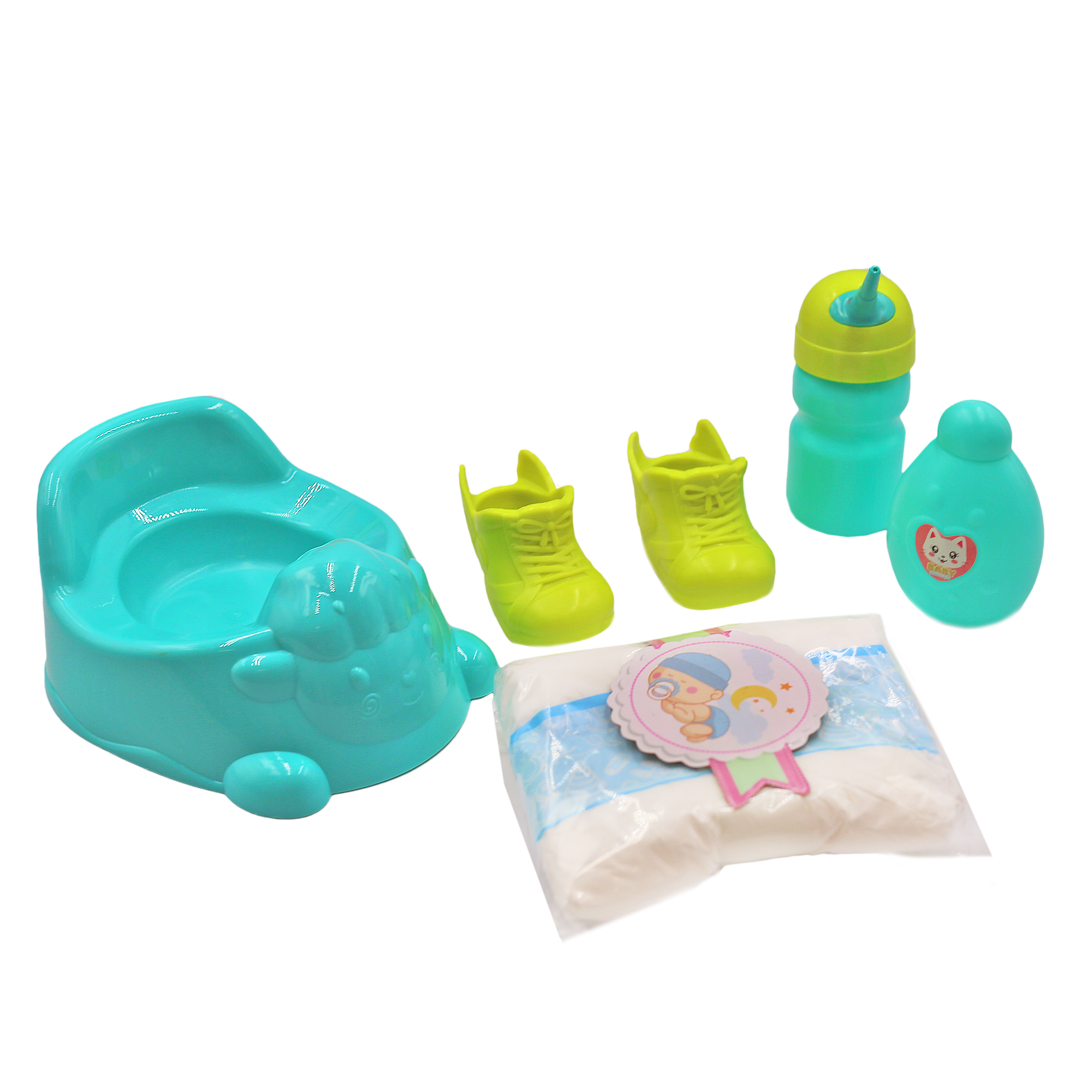 Кукла пупс SHARKTOYS пьет и писает, 37 см, звуки 1000000052 - фото 9