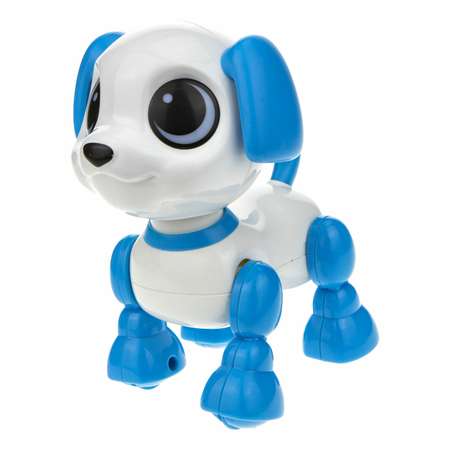 Интерактивная игрушка Robo Pets щенок белый и голубой