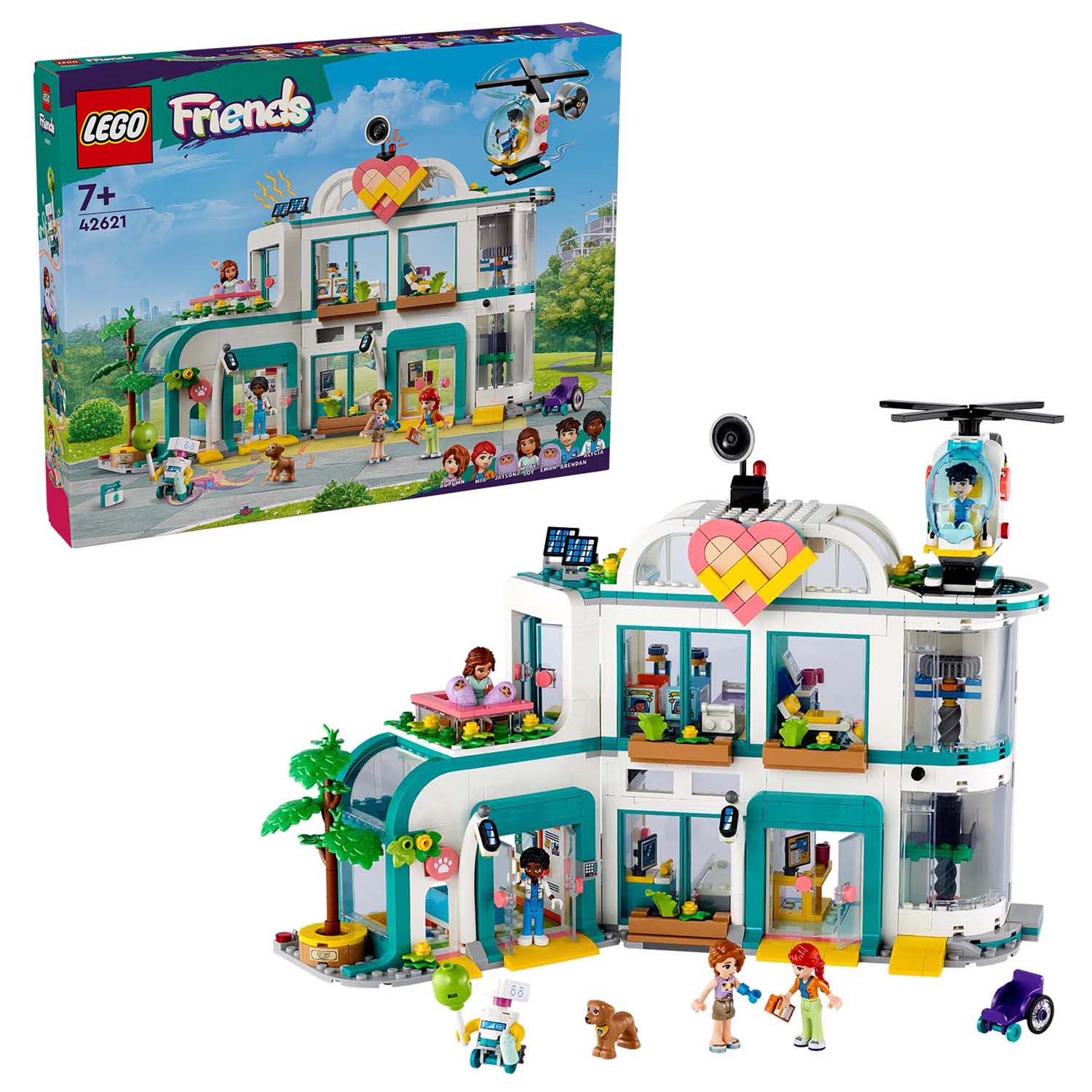 Конструктор детский LEGO Friends Больница Хартлейк-Сити 42621 - фото 1