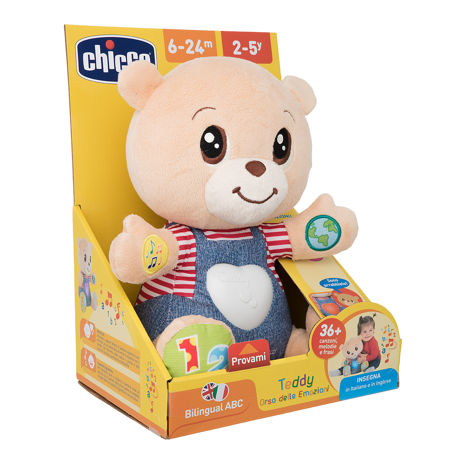 Игрушка Chicco Teddy Emotion Мишка говорящий купить по цене 3999 ₽ в  интернет-магазине Детский мир