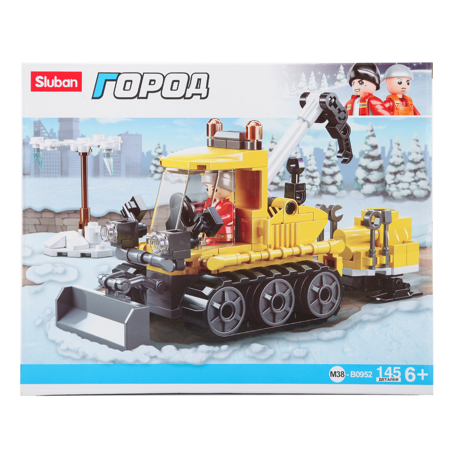 SLUBAN Town Snowfield Rescue Vehicle 145 Pieces