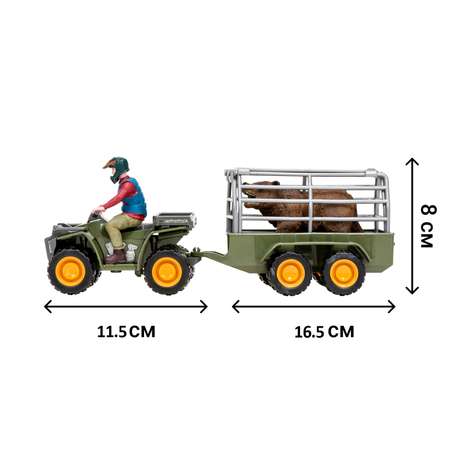 Набор фигурок Masai Mara машинка фермер медведь ММ205-021