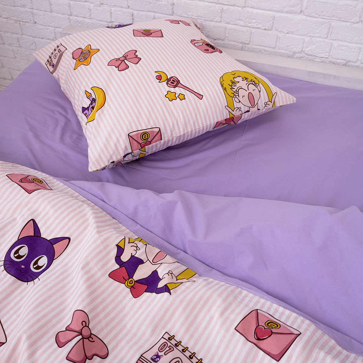 Комплект постельного белья BRAVO kids dreams Аниме 1.5 спальный 3 предмета - фото 4
