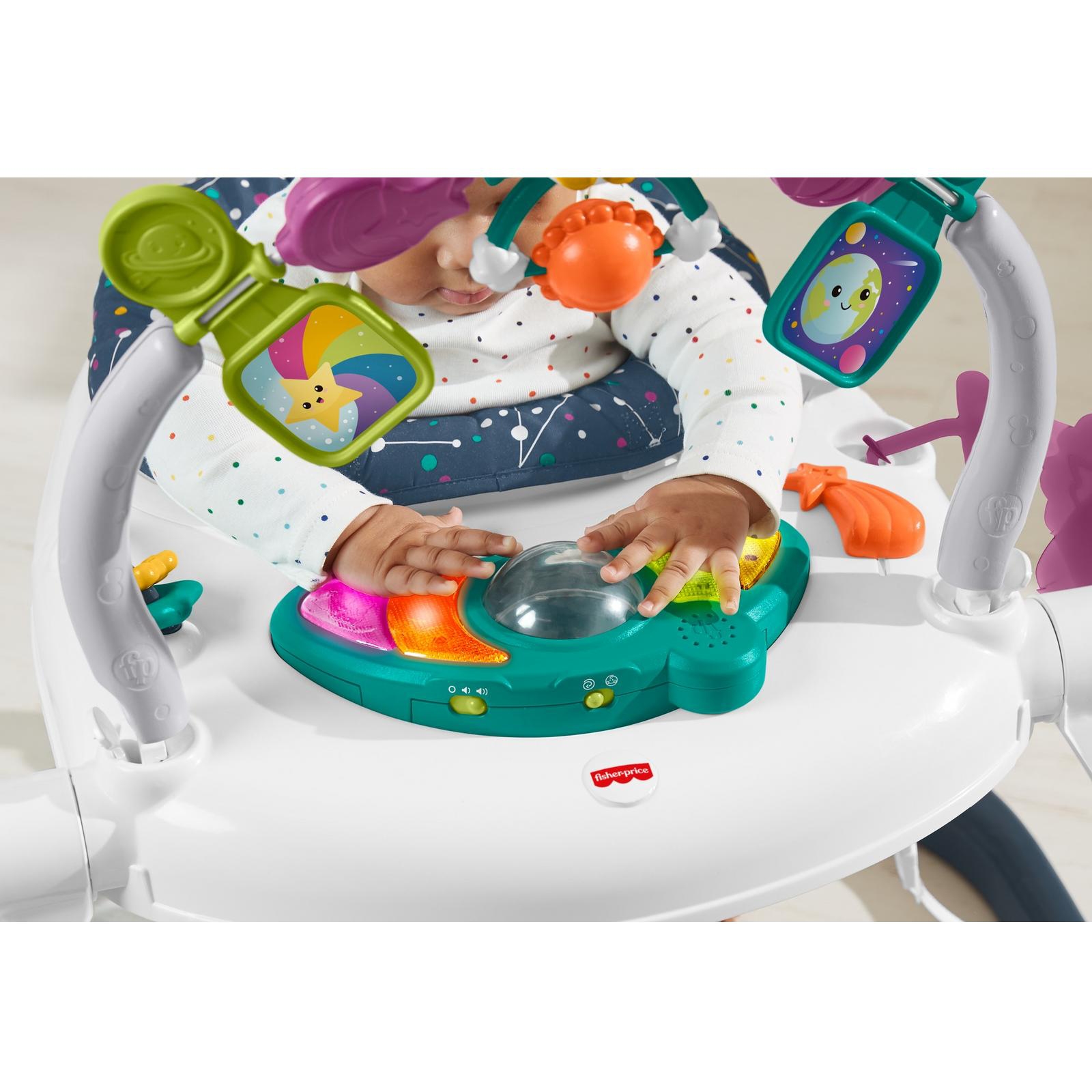 Прыгунки Fisher Price Космический котенок HBG73 - фото 10