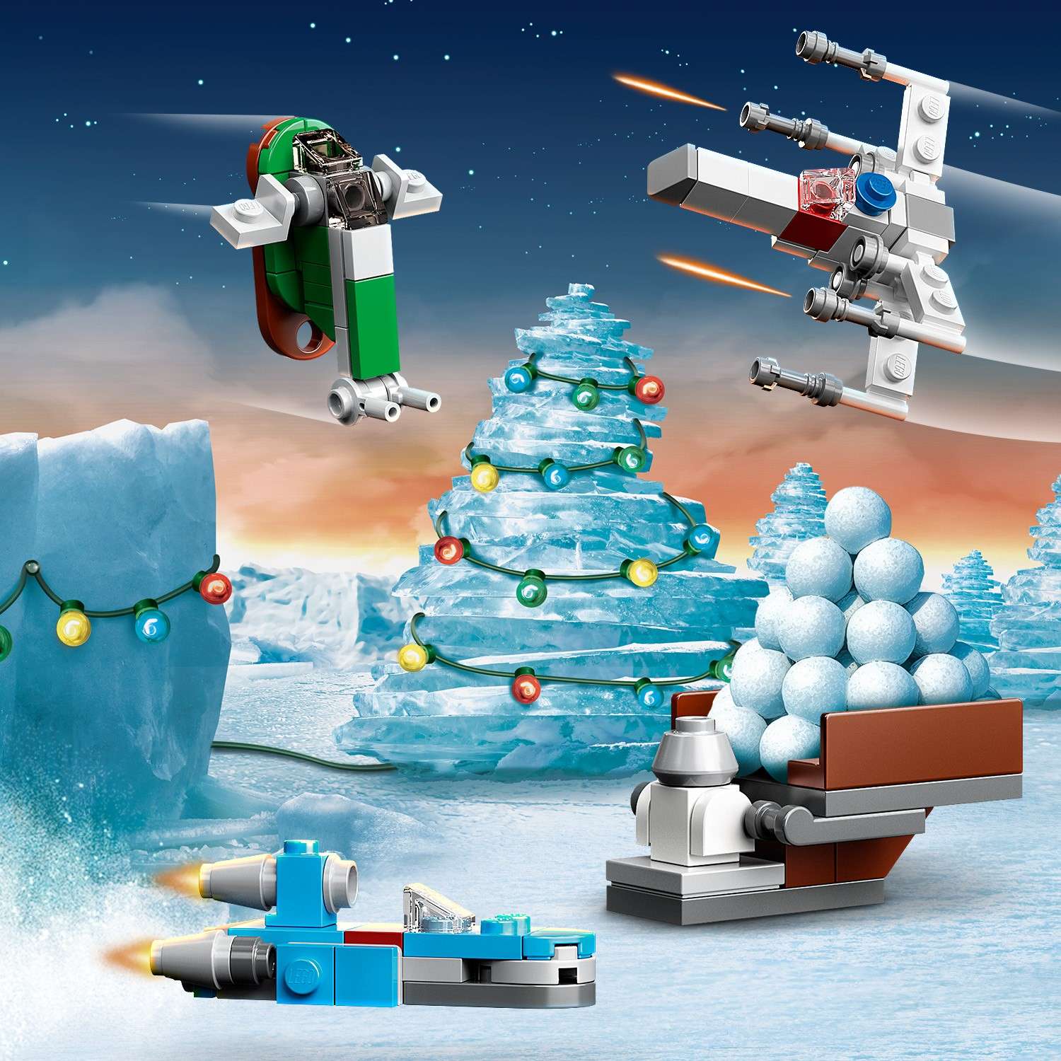 Конструктор LEGO Star Wars Новогодний календарь 75307 - фото 10