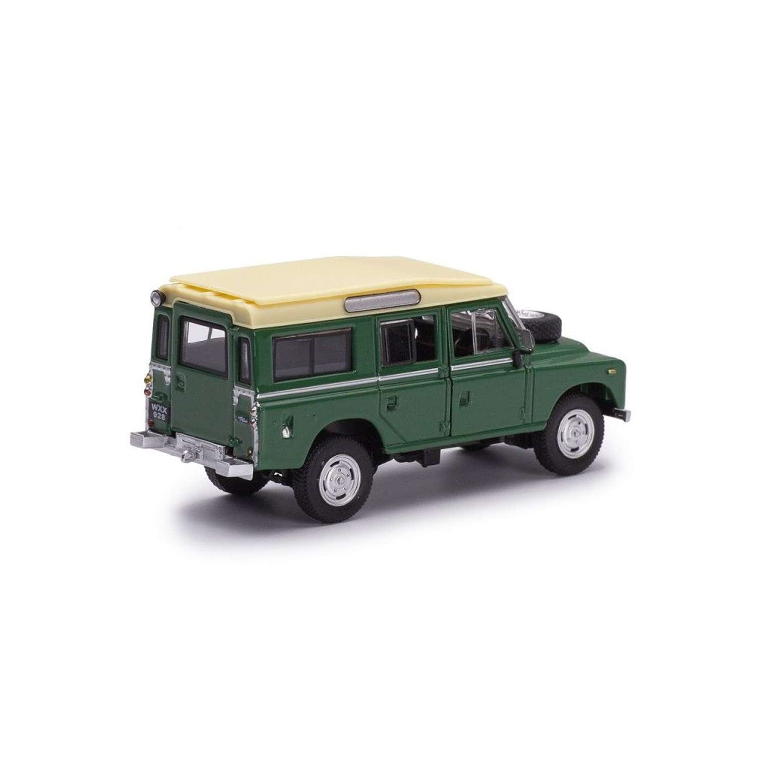Мини-модель 1:43 CARARAMA Land Rover Series 109 металлическая зеленая 7866 - фото 4