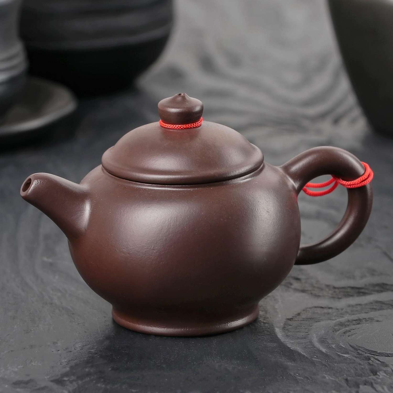 Заварочный чайник Sima-Land керамический «Красная глина» 150 мл - фото 1
