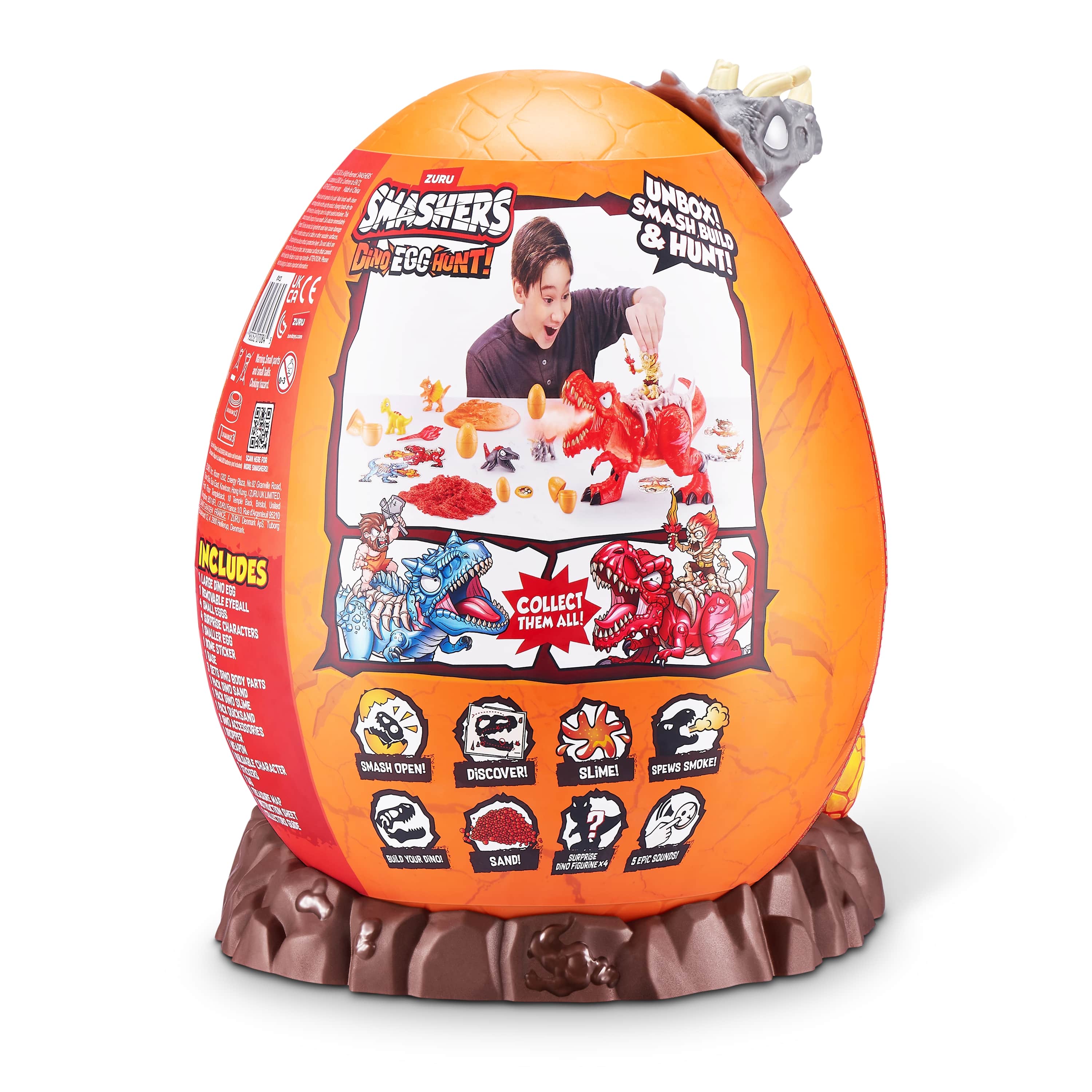 Игровой набор Zuru Smashers Dino Egg Hunt Дино-раскопки - фото 26