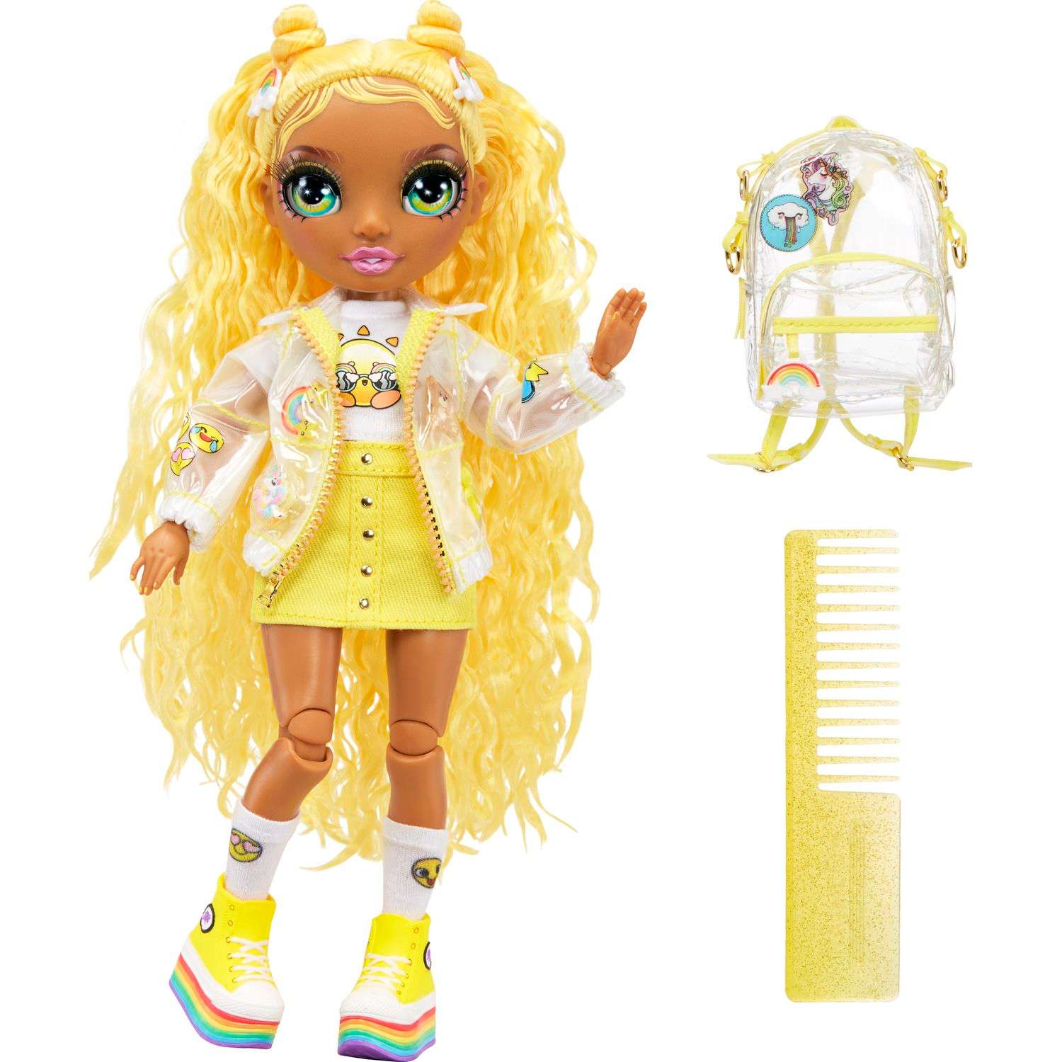 Кукла Rainbow High Jr. High Серия 1 Sunny Madison 579977EUC - фото 1