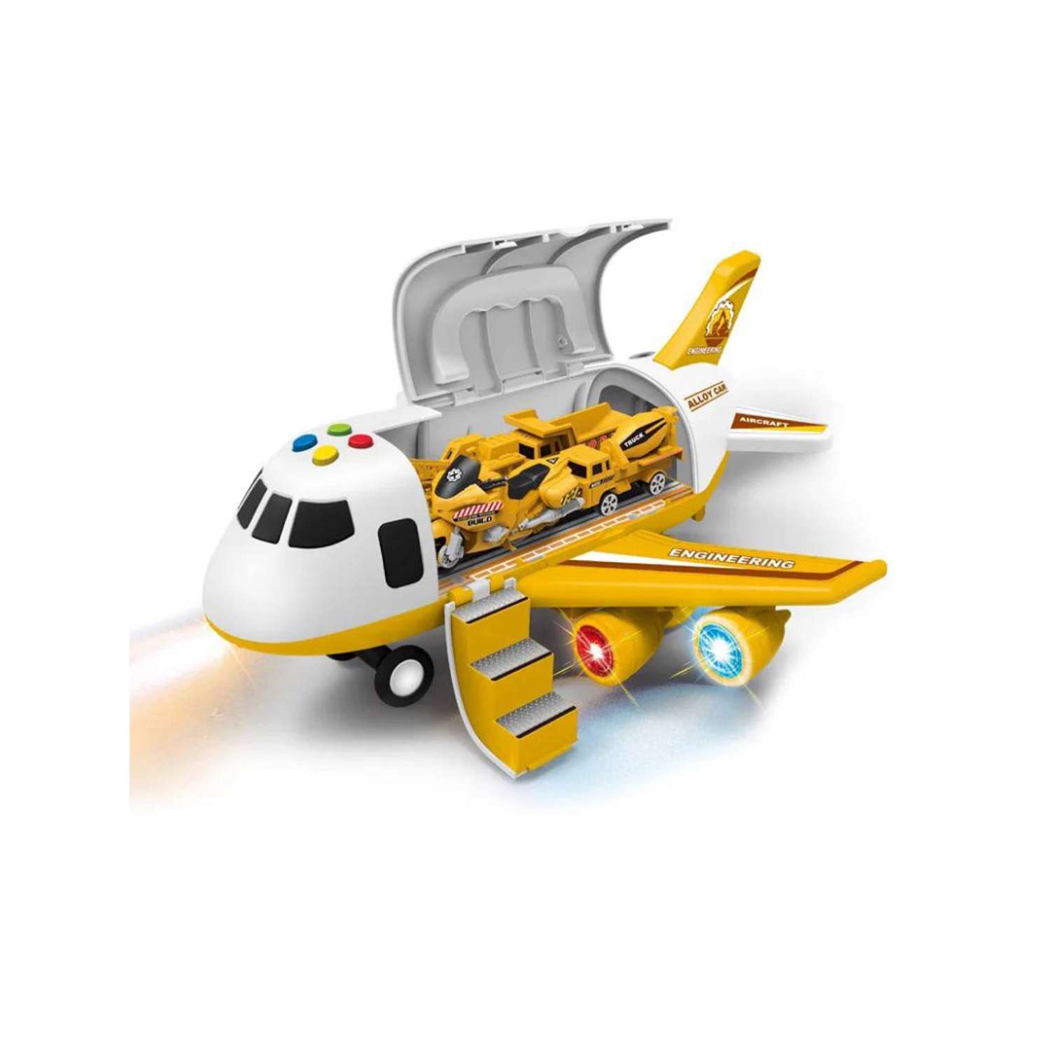 Самолёт-Гараж Peliko Парковка Инженерная техника plane-yellow - фото 1
