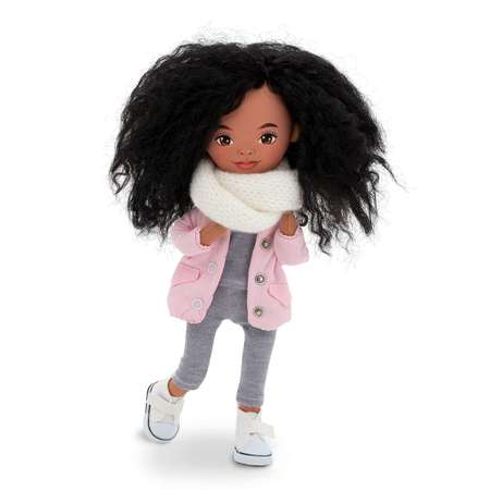 Кукла Orange Toys Sweet Sisters Tina в розовой куртке 32 см Серия Европейская зима