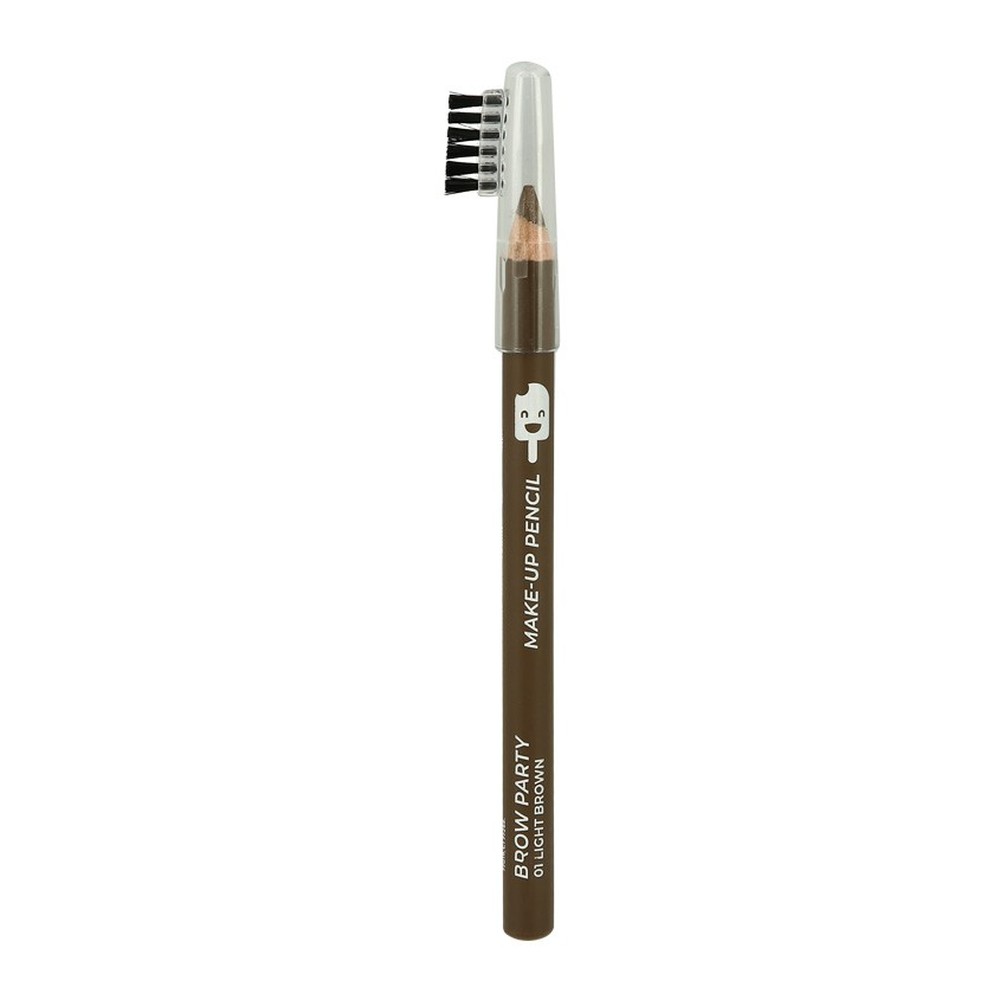 Карандаш для бровей ISCREAM Brow party с щеточкой (тон 01 light brown) - фото 3