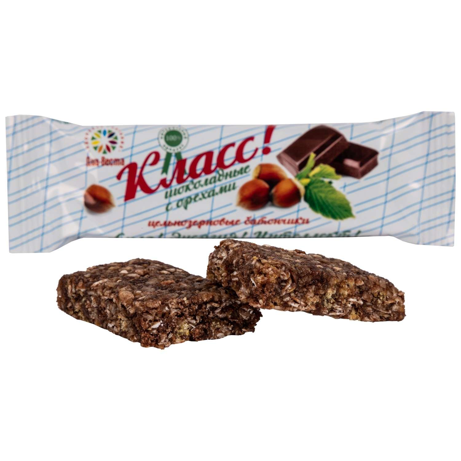 Батончик-мюсли Диа-Веста Класс шоколад с орехами в глазури 32г - фото 2