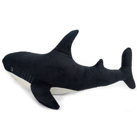 Мягкая игрушка МАЛЬВИНА Акула 50 см черная