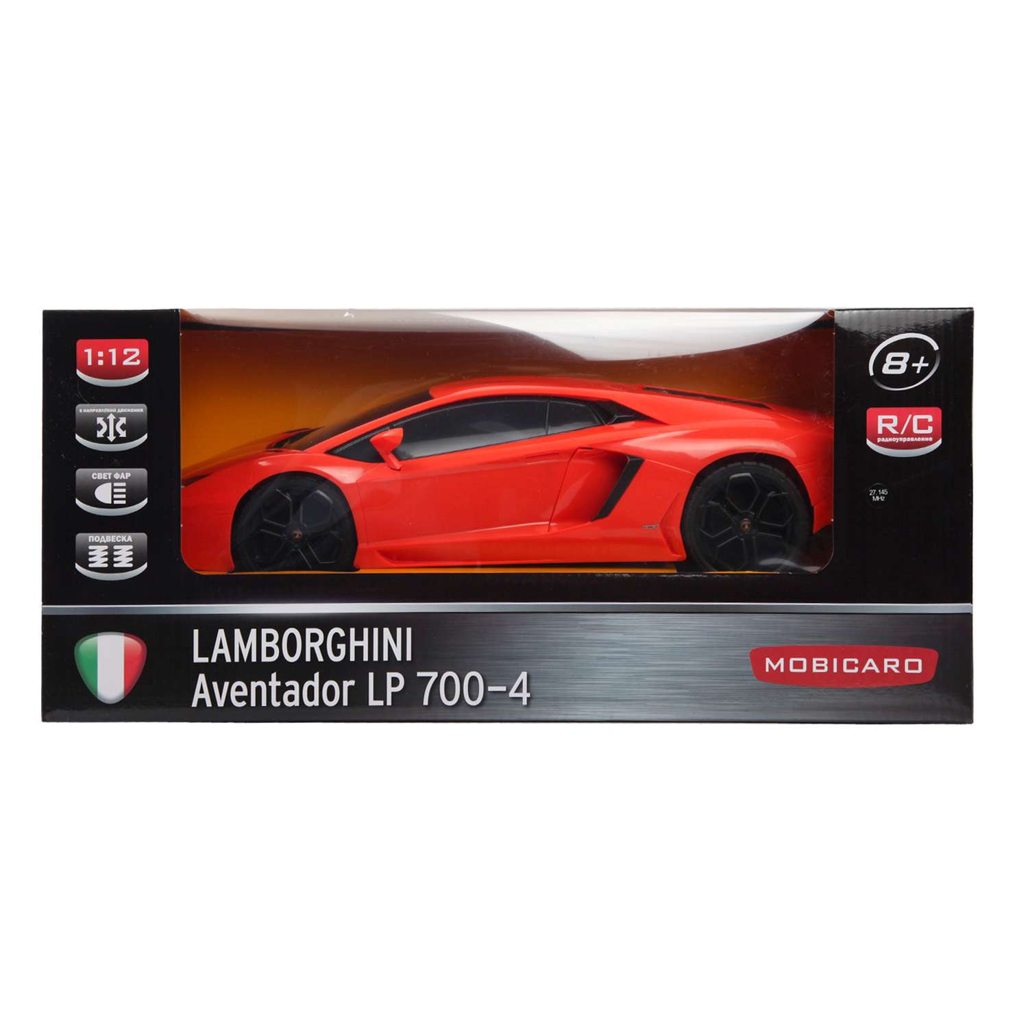 Машинка Mobicaro РУ 1:12 Lamborghini Aventador LP 700-4 XQRC12-7AA - фото 7