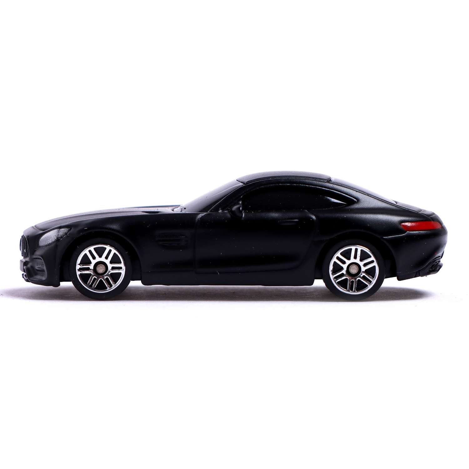 Машина Автоград металлическая MERCEDES-AMG GT S 1:64 цвет чёрный матовый 7153007 - фото 2