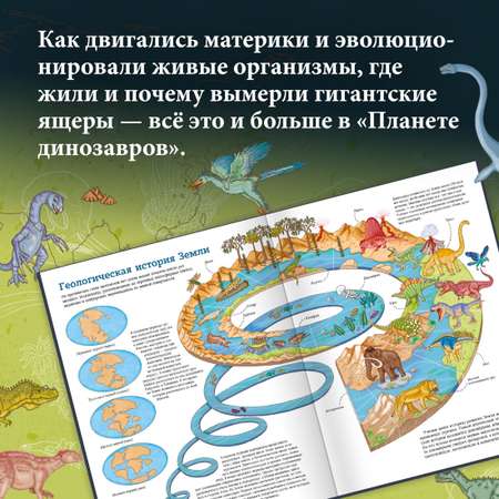 Книга Махаон Планета динозавров. Иллюстрированный атлас