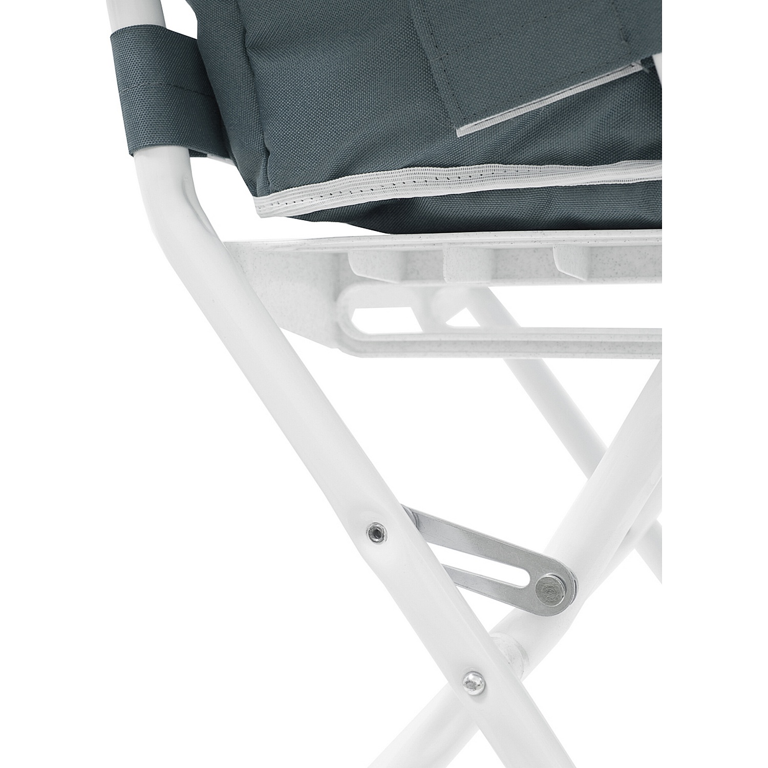 Детский стульчик InHome для кормления с чехлом из ткани белый/серый - фото 10