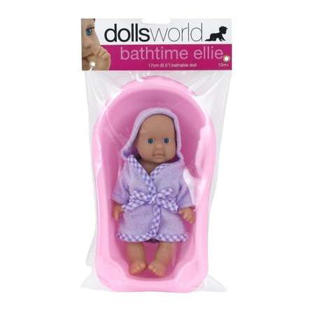 Пупс Dolls World Элли в ванне в ассортименте
