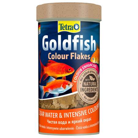 Корм для рыб Tetra Goldfish Colour золотых для улучшения окраса Хлопья 250мл