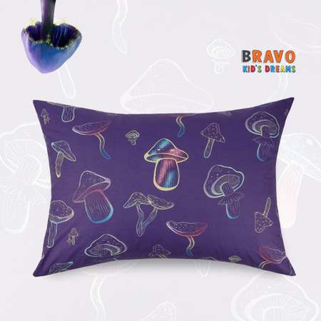 Наволочка BRAVO kids dreams 50х70 рис.6105а-1 Грибы