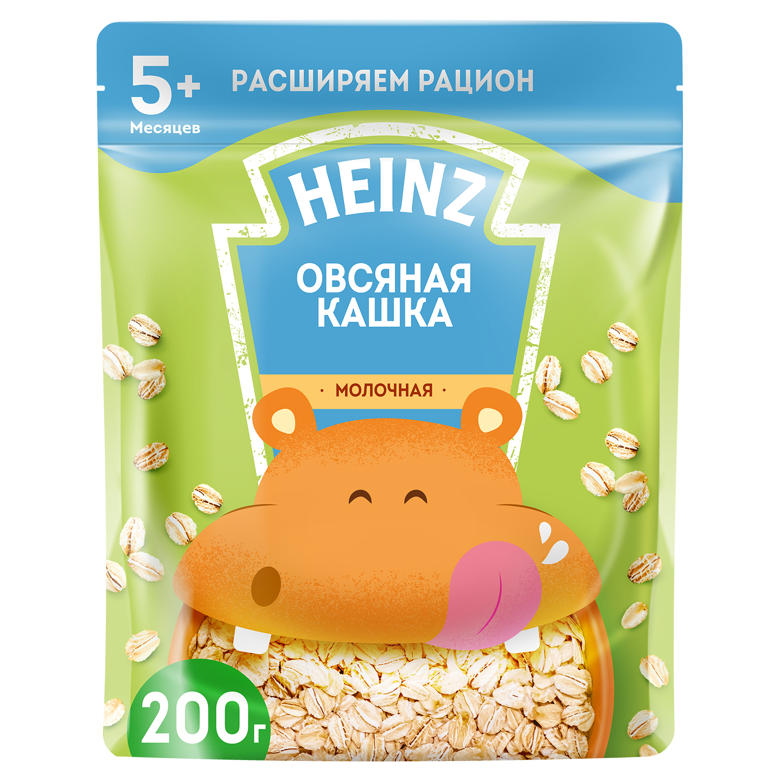 Каша молочная Heinz овсяная 200 г с 5 месяцев - фото 1