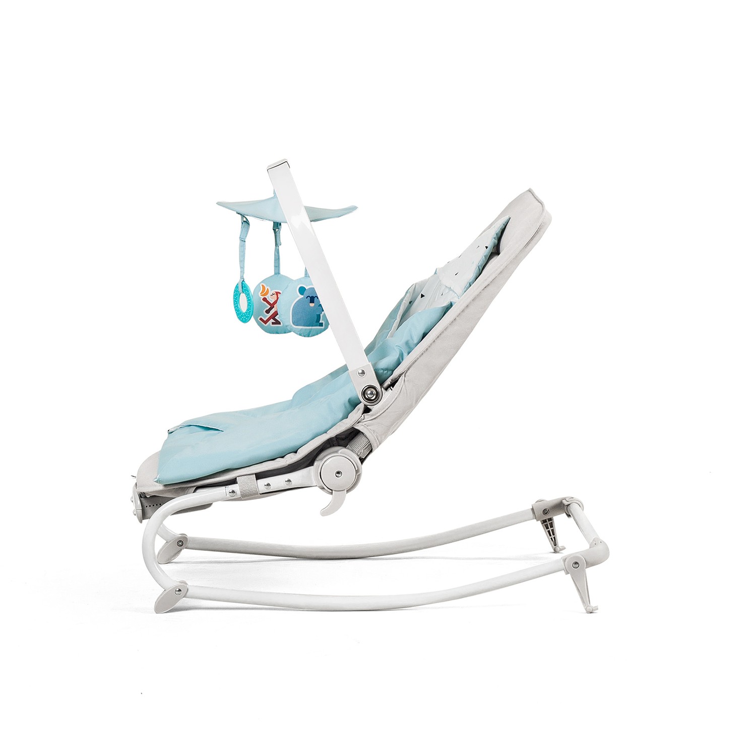 Шезлонг Kinderkraft Felio Light Blue - фото 3