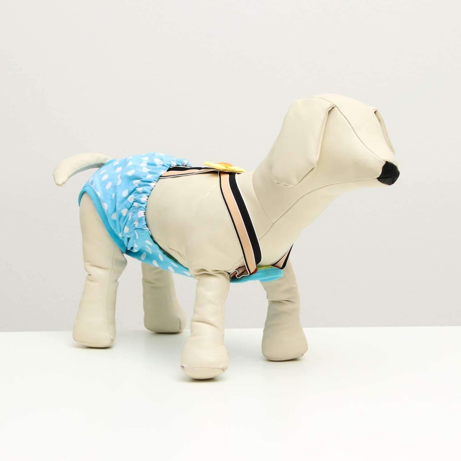 Трусы для собак Sima-Land трикотажные на подтяжках размер 10 голубые купить  по цене 580 ₽ в интернет-магазине Детский мир