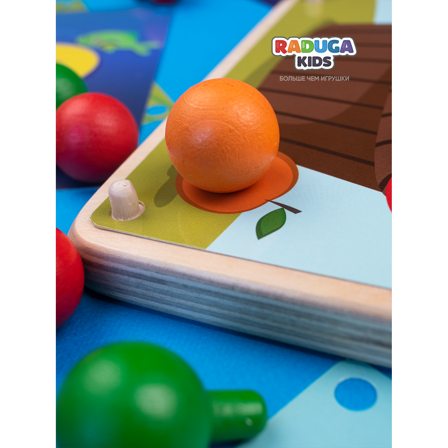 Развивающая игрушка Raduga Kids Мозаика сортер для малышей деревянная Мини - фото 16