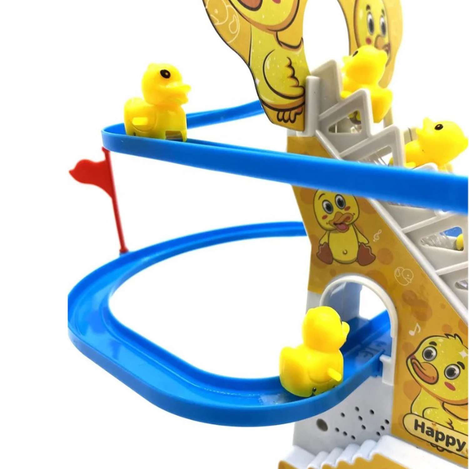 Интерактивная игрушка утята ТОТОША Развивающая бегающие на горке 10 утят в комплекте - фото 6